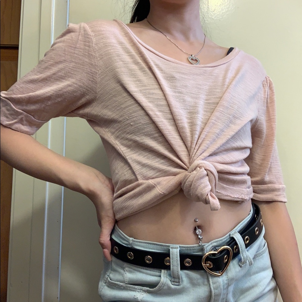 Pink top